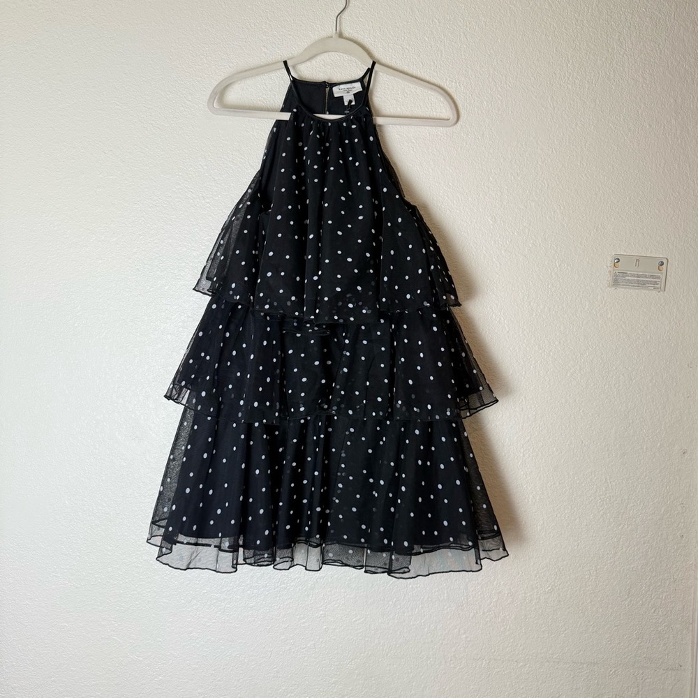 Kate spade  Mini Polka Dot Tiered Mini Dress small - Picture 6 of 12